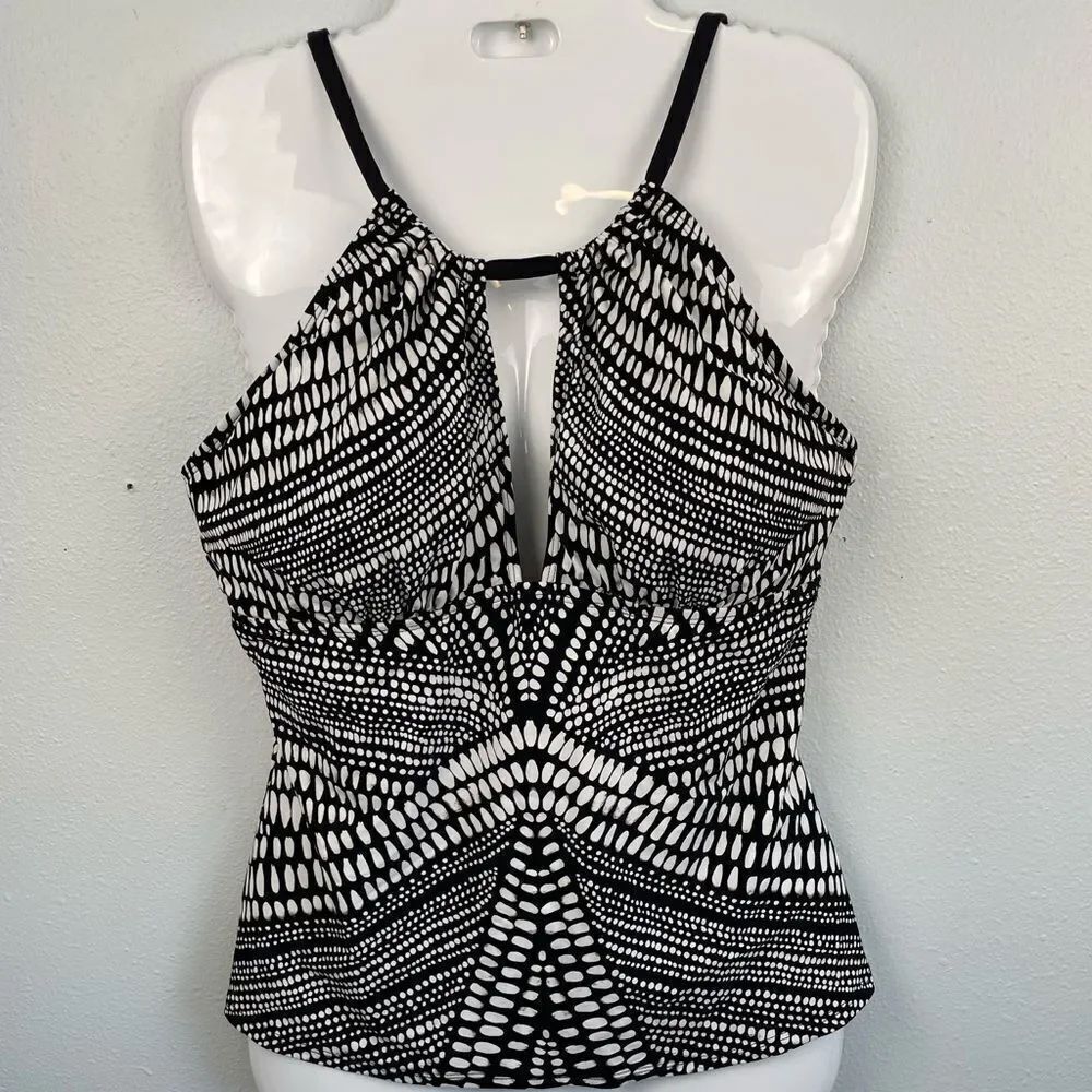 NWOT Kenneth Cole New York Tankini Top Size XL